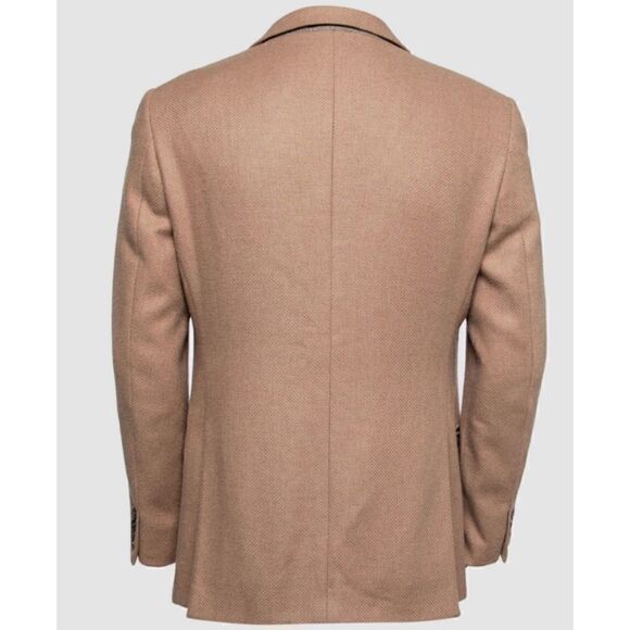 Armani Collezioni Beige Camel Hair 
Single Breasted Blazer Size 48/ XXL - Picture 2 of 7